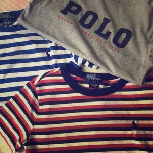 Boys size seven polo t shirts, $20 for all!